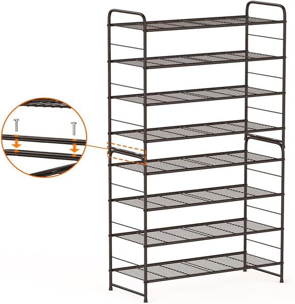 Shoe rack with cover